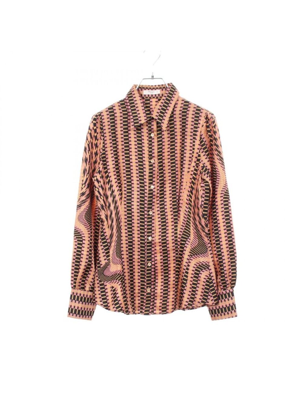 Prada Blouse All Over Print Silk